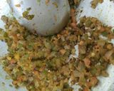 A picture of step 2 of Masala rawa appe.
