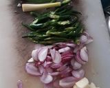 Foto langkah ke 2 dari resep Tumis bunga pepaya teri medan.