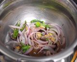 A picture of step 5 of Coconut milk rice.