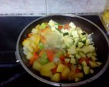 Foto del paso 9 de la receta Pimientos rellenos de carne y verduras con 3 quesos