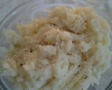 A picture of step 1 of Chicken Breast stuffed with Soft Cheese and Garlic.