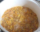 A picture of step 2 of Persimmon Jam.