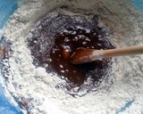 A picture of step 3 of Ginger cake with orange drizzle.