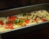 A picture of step 9 of Smoked Salmon & Mushroom Cake Salé.