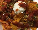 A picture of step 7 of Triple Blazing Hot Loaded Nachos.