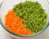 Foto langkah ke 1 dari resep Nugget Ayam Sayur | Nugget Brokoli Wortel | Nugget Gluten Free.