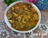 A picture of step 3 of Gobhi Manchurian.