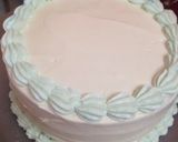 A picture of step 7 of Olaf (from Frozen) Cake.