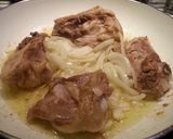 A picture of step 3 of Chicken Adobo - Filipino style.
