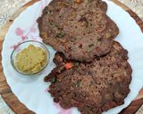 A picture of step 9 of Buckwheat Pancake or Kuttu Atta Chilla.