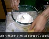 A picture of step 6 of Mawa Gujiya.