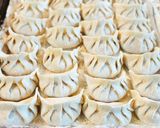 A picture of step 5 of Pork and Cabbage Dumplings (Shuijiao) + How to Cook Dumplings.