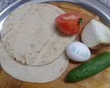 Foto langkah ke 1 dari resep Sandwich Gulung Isi Telur.