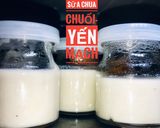 Hình bước làm 1 của món Sữa chua chuối -yến mạch