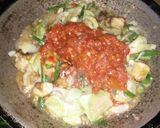 Foto langkah ke 5 dari resep Sambal Terong Mix ikan Pari Khas Sasak.
