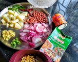 A picture of step 1 of Sabudana Upma.