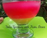 Foto langkah ke 1 dari resep Soda Gembira with Nata De coco.