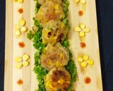 A picture of step 12 of Corn Tikki.