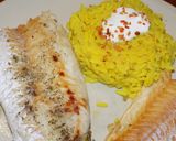 Foto del paso 4 de la receta: Filet de merluza al horno con arroz al curry