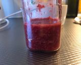 A picture of step 2 of Peanut butter and jelly Overnight oats.