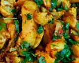 गोभी आलू मसाला (Gobi aloo masala recipe in Hindi) रेसिपी चरण 3 फोटो