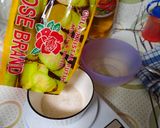 Foto langkah ke 1 dari resep Bakpao Isi Selai Coklat (No Mixer).