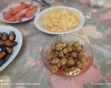A picture of step 12 of Patatas Bravas.