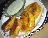 A picture of step 7 of Spicy potato cutlets.