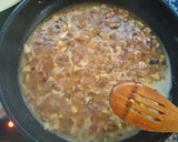 Foto del paso 4 de la receta: Salsa de bacon y champiñones 🍄 al cava 🍾