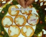 A picture of step 5 of Dahi Papdi Chaat.