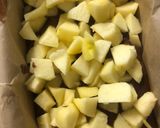 Une image de l'étape 4 de Crumble cake pomme chocolat.