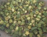 Dry okra curry(bhindi) recipe step 4 photo