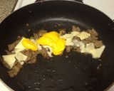 A picture of step 3 of Easy Peasie Super Cheesy Cheesesteak W/Mushrooms.