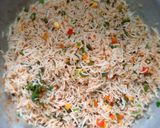 A picture of step 7 of White butter vegetable fried rice.