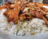 รูปขั้นตอนการทำที่ 4 ของ ข้าวหมูทอดกระเทียม