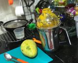 A picture of step 2 of Kolkata Special: Bhapa Aam-Sandesh/Mango Ice Cream Sandesh.