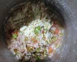 A picture of step 1 of Sattu Flour omelette.