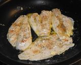 A picture of step 4 of Flounder Meunière.
