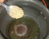 A picture of step 2 of Moong Dal Khichadi.