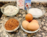 Foto del paso 1 de la receta: Pastel de Navidad con nata, chocolate y cerezas confitadas “sin gluten”
