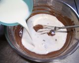 A picture of step 5 of Chewy Chocolate Crepes.