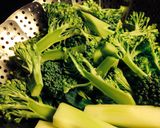 A picture of step 5 of Steamed Broccoli.