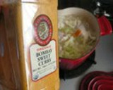 A picture of step 3 of Curry Consomme Soup with Chicken Wings and Cabbage.