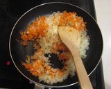 A picture of step 3 of Dry Curry (Rice Gratin or Doria Style).