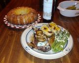 A picture of step 5 of Grilled Rib Eye With Stilton Butter.