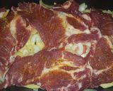 Lecsós rakott tarja recept fázis 3 fotója