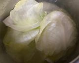 A picture of step 11 of Sunday Maggi Dhamaka Lunch #Maggipizza #Maggisizzler #MaggicabbageRolls #MaggiManchurian #MaggiSoup.
