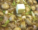 A picture of step 4 of Beefy, Mushroom, Vegetable Soup.
