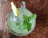 A picture of step 1 of Lemon mint juice.