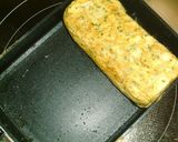 A picture of step 4 of Pack in Your Bento Hanpen & Aonori Tamagoyaki (Rolled Omelette).